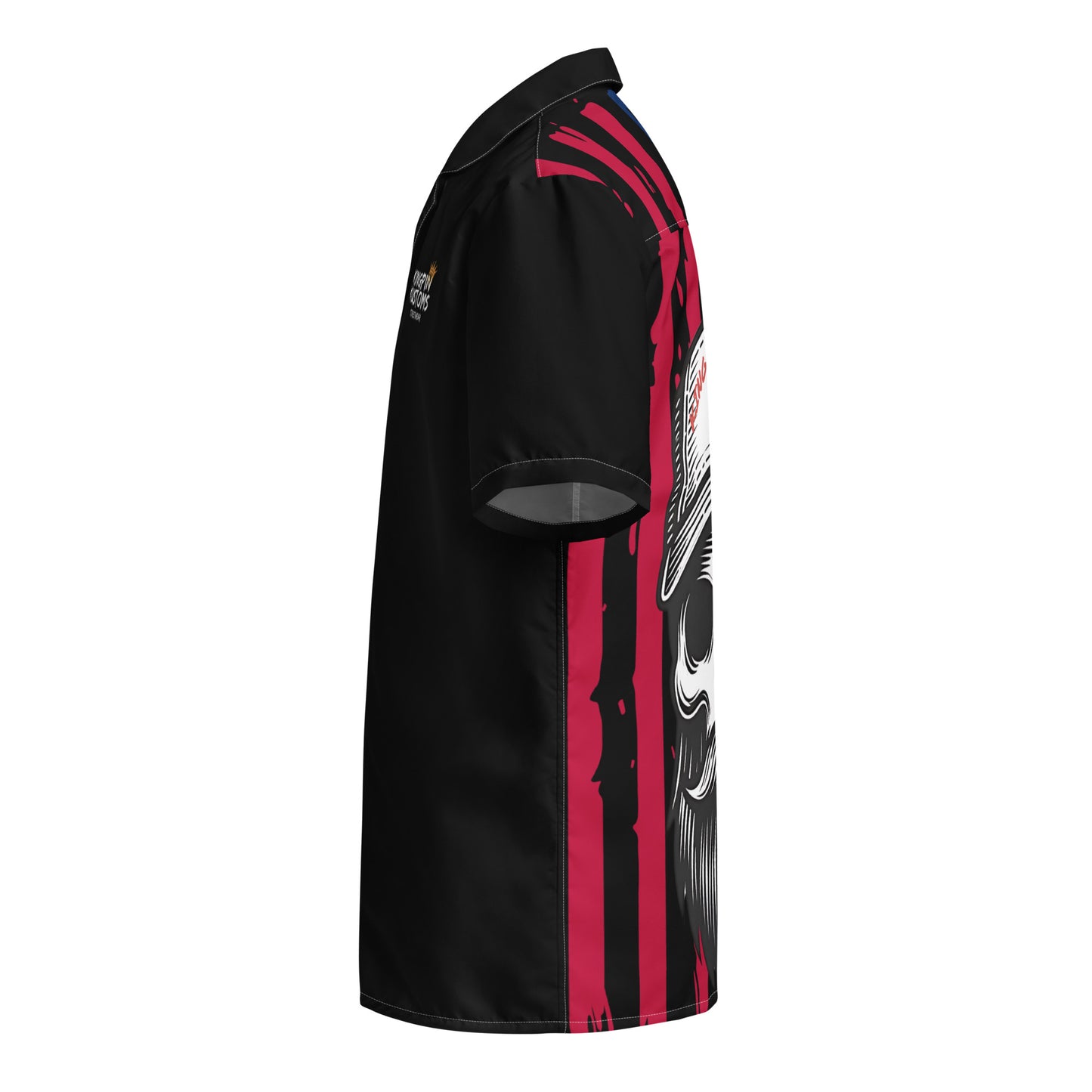 Kingpin Kustoms American Flag Button Up Shirt